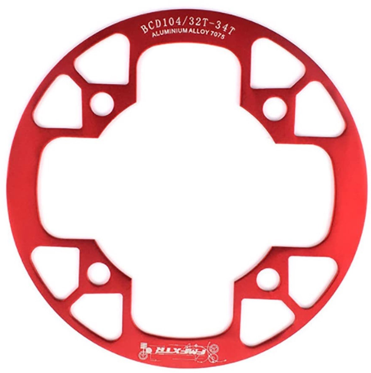 Dailygoods - Dailygoody - Mountainbike Kettingblad Guard - Aluminium - Gemakkelijk te Installeren - Tandbeveiliging - Crankstel - Geschikt voor 32-34T