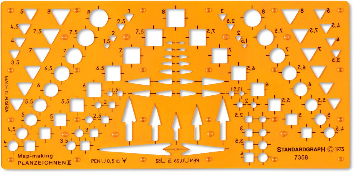 Sjabloon Standardgraph plattegrond 2 - SG-7358
