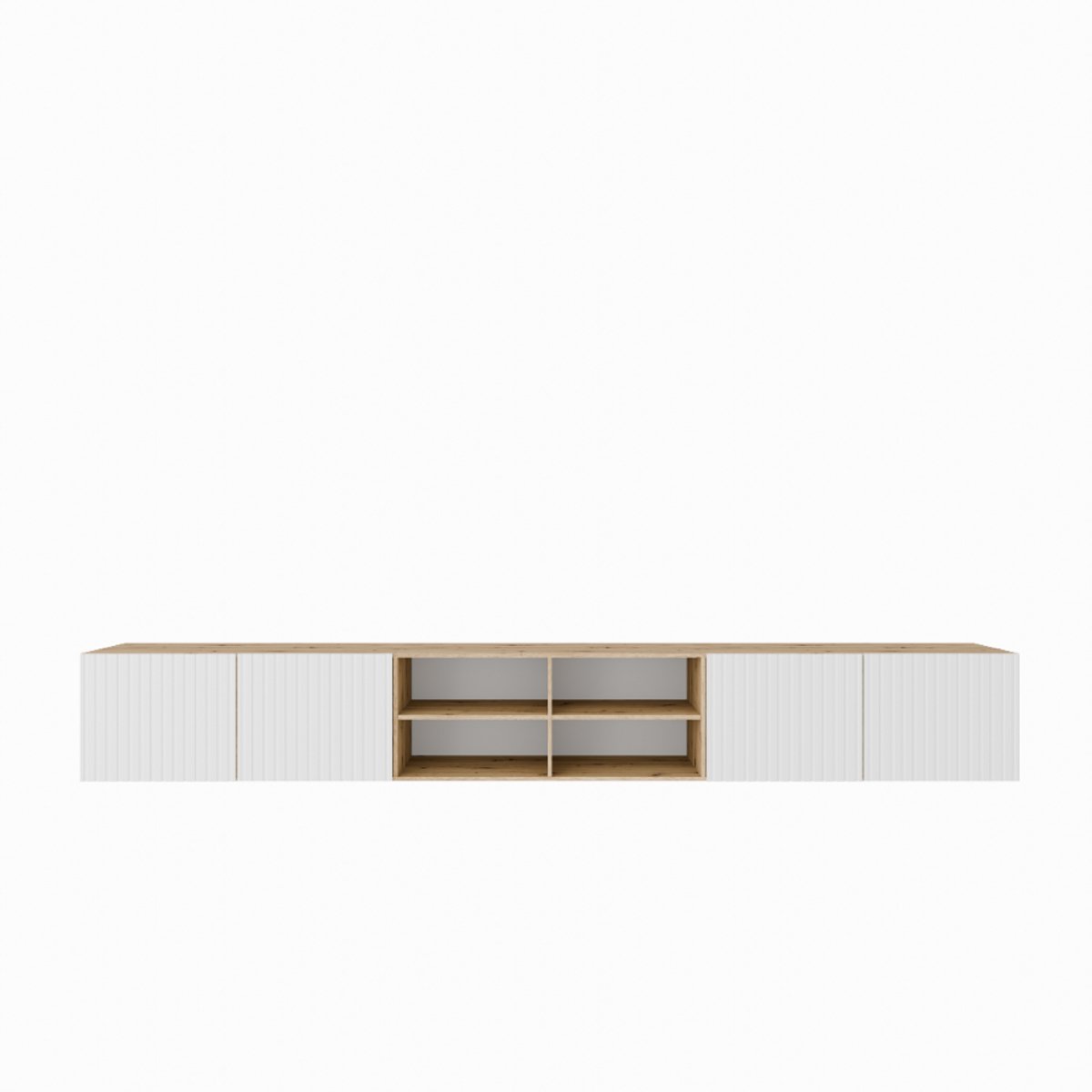 TV-kast Mio IV 300 (3x100) cm (artisan + wit)