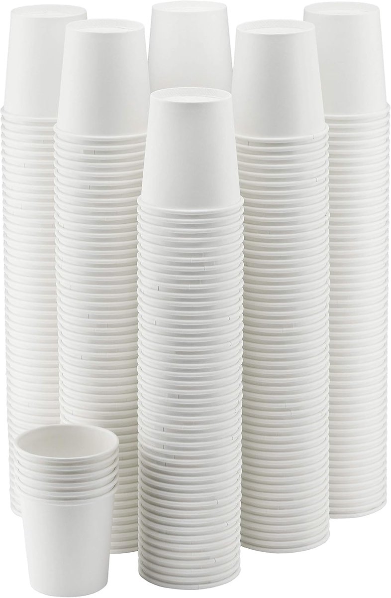 Beker | Karton/PE | 100ml | 4oz | wit | 1000 stuks