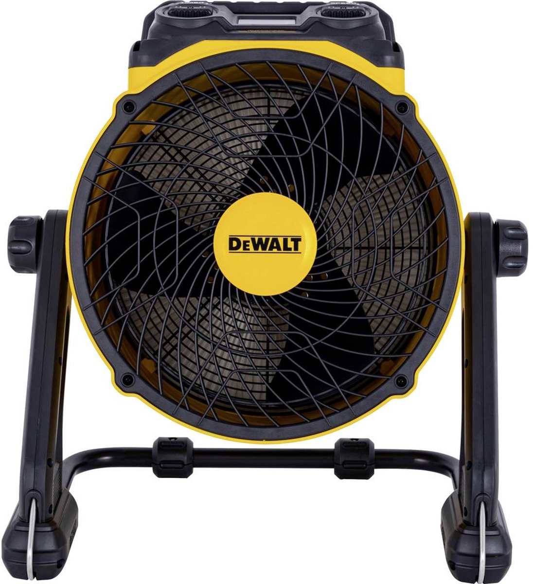 DEWALT DXF1652 Vloerventilator 116 W Yellow LED-display, Timer, Incl. luchtreiniger