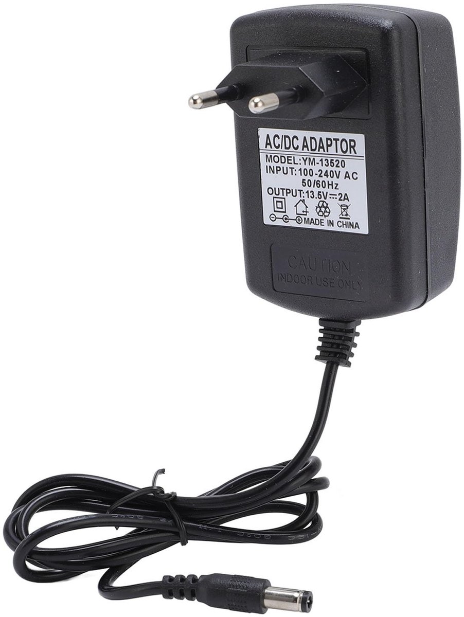 Dailygoods - 13.5V 2A Power Adapter voor LED Apparatuur en Gaming Consoles