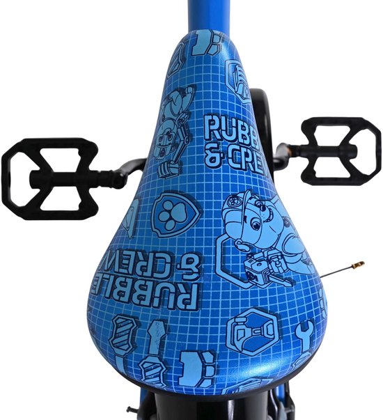 Rubble & Crew Kinderfiets - Jongens - 16 inch - Blauw - Twee handremmen van Nickelodeon — afbeelding 5