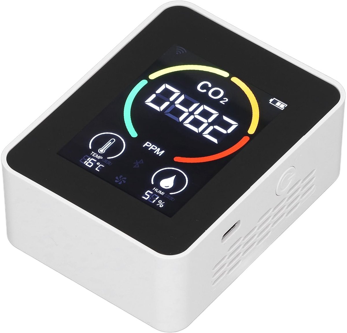 Dailygoods - CO2-Detector met Realtime Metingen voor Binnenluchtkwaliteit