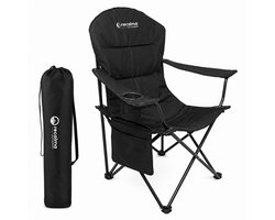 Recalma Campingstoel XXL - Opvouwbaar – Hoge Rugleuning &...