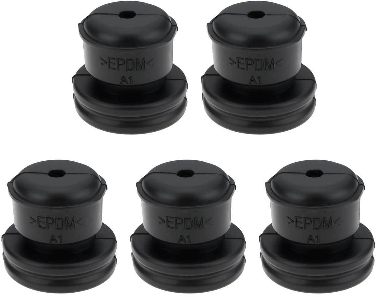 Dailygoods - Set van 5 Auto Motor Cover Rubber Mouwen voor Diverse Modellen