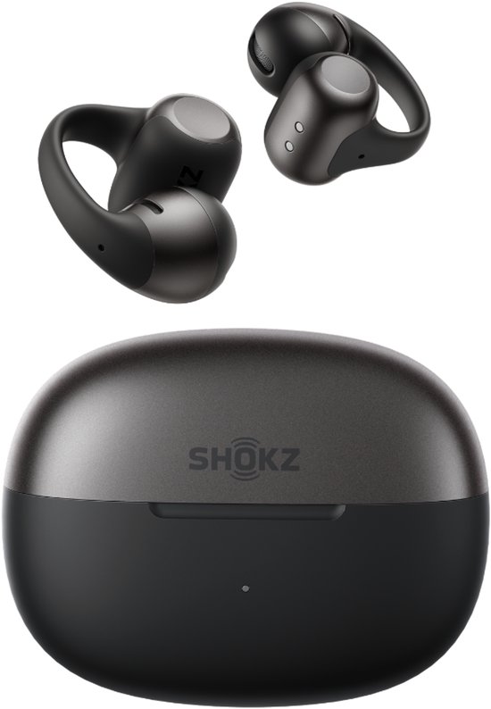 Shokz OpenDots 2 Open-ear Clip-on Oortjes – Dolby Audio – Draadloze Oordopjes – Zwart