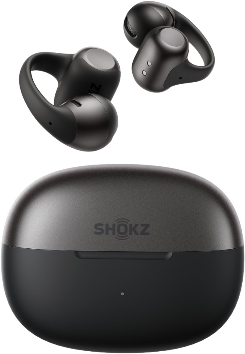 Shokz OpenDots 2 Open-ear Clip-on Oortjes – Dolby Audio – Draadloze Oordopjes – Zwart