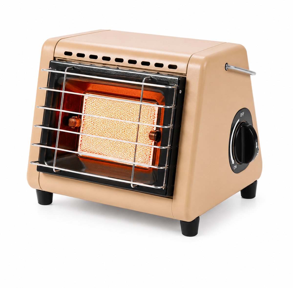 Draagbare Gasverwarmer 1500W – Camping Kachel op Butaan Gas – Compacte Terrasverwarmer – Outdoor Tentverwarming – Infrarood Camping Heater