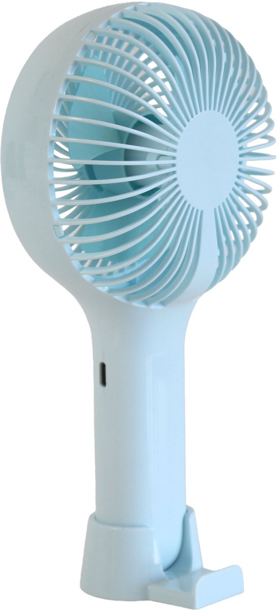 Litalife Handventilator - Draagbaar - USB-C Oplaadbaar - Lichtblauw
