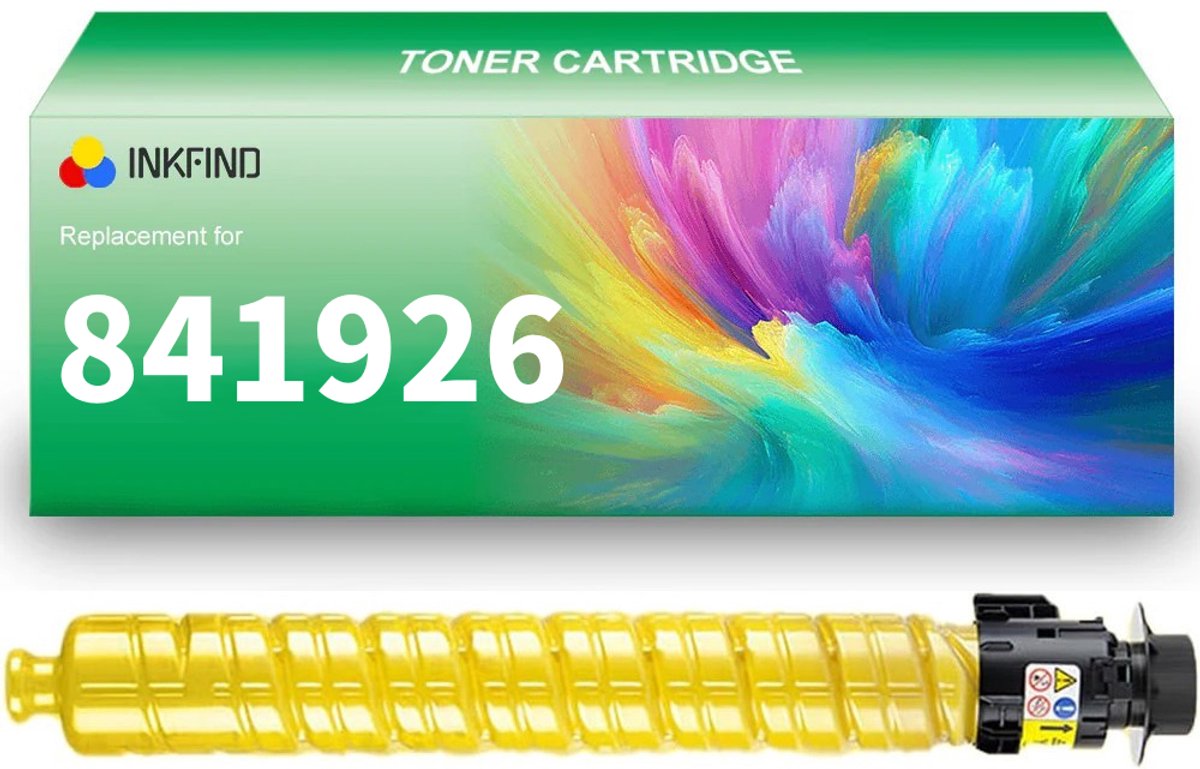 INKFIND 841926 tonercartridge Geel compatibel met Ricoh MP C2003 C2004 C2503 C2504 841926 - 1-pack Geel