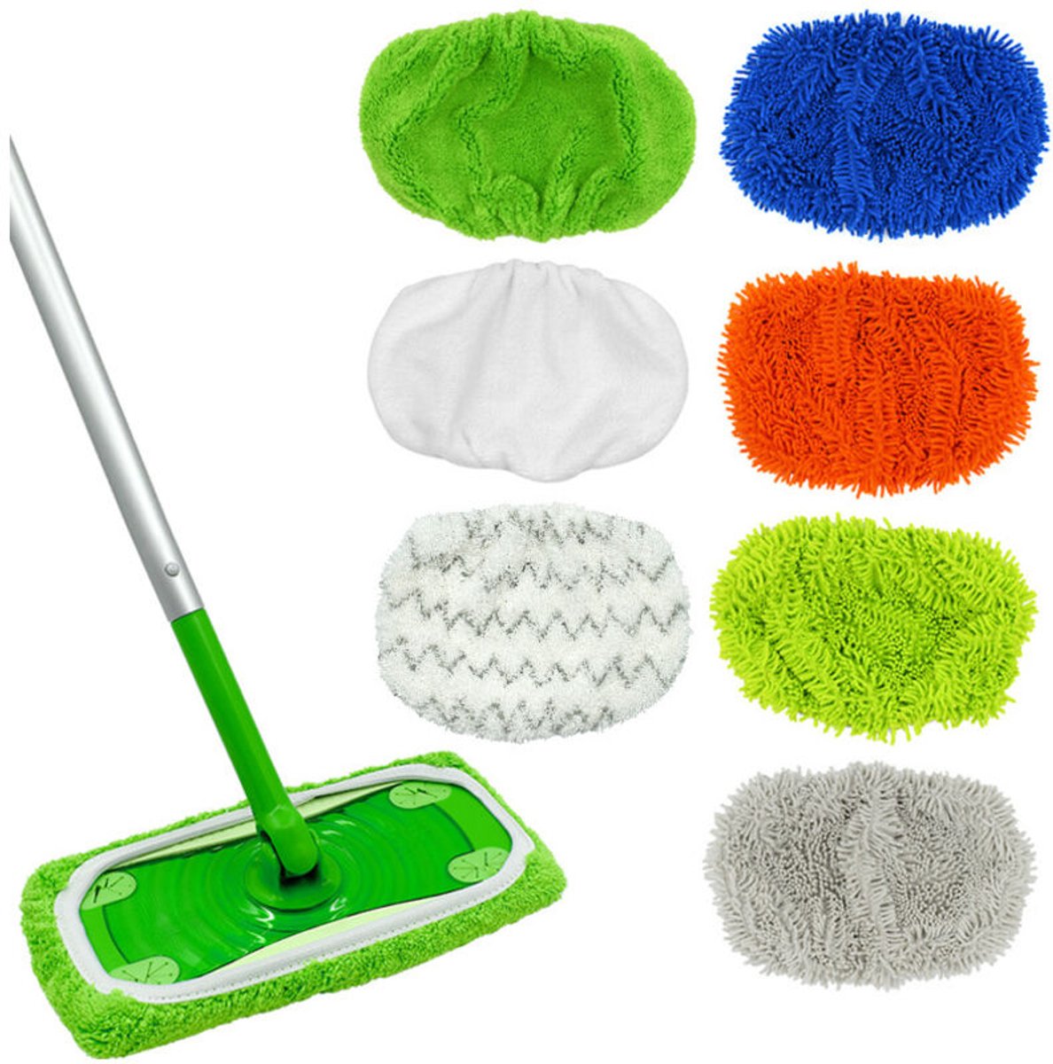 Geschikt voor Swiffer-doekjes, verpakking van 7 stuks.