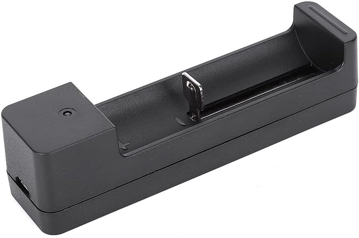 Dailygoody - Oplader voor camera - USB-oplader - Slim opladen - Zwart - Geschikt voor lithium-ion cellen - Universeel ontwerp - Compact formaat