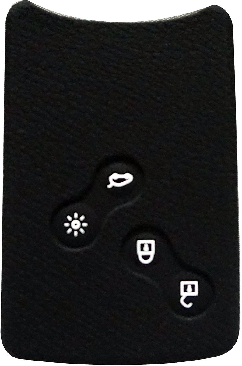Dailygoods - Cosensi - Dailygoody - Smart Key Cover - Sleutelhanger - Hoogwaardige bescherming - Zwart - Afstandsbediening - Geschikt voor Renault-modellen - Perfecte pasvor