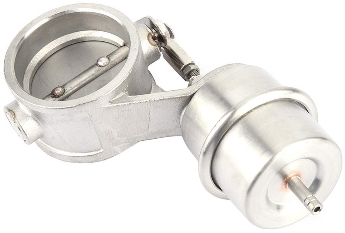 Dailygoods - Dailygoody - Vacuum Geactiveerde Uitlaatklep 2 Inch - Roestvrij Staal voor Turbo Motoren