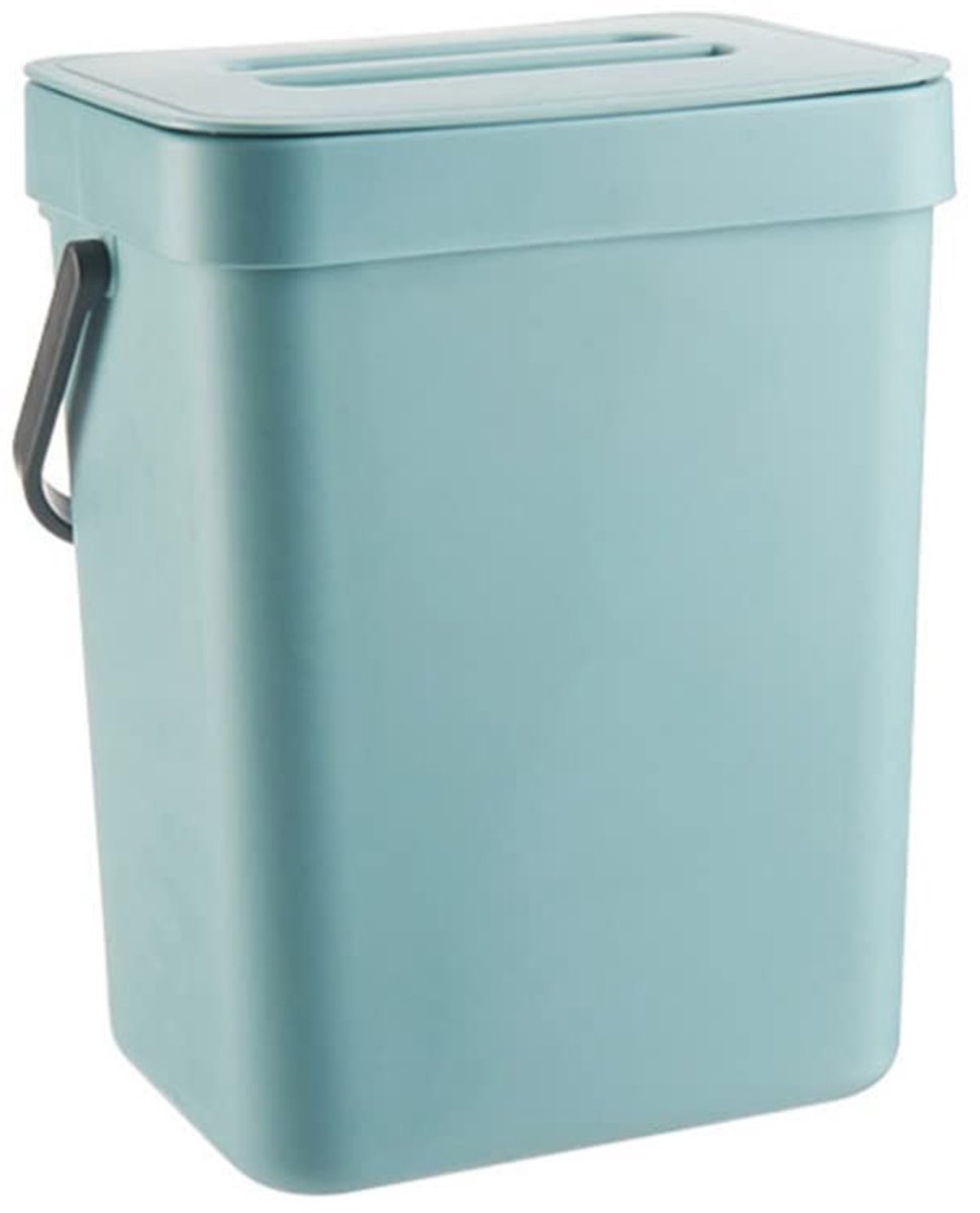 Dailygoods - Dailygoody - Kleine Keukencompostbak - 3L - Drukringontwerp - Huishoudelijk - Afvalcomposter - Ideaal voor keuken en badkamer