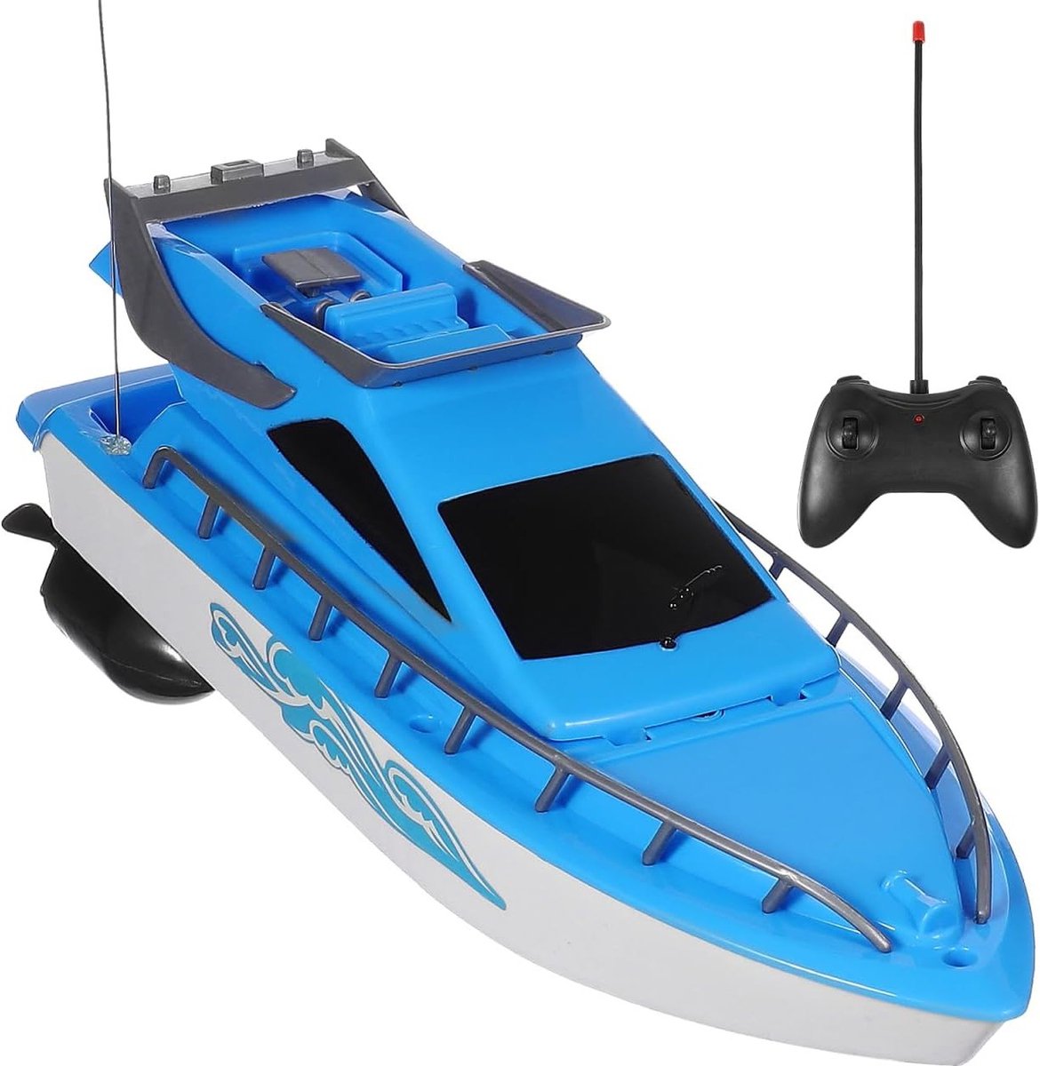 Elektrische Racespeelboot met Afstandsbediening, Snelheidsboot voor Zwembaden en Meren, Speelgoed voor Buitenactiviteiten en Watersport