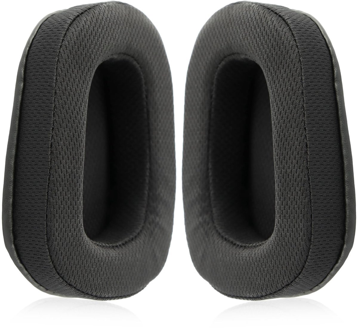 Dailygoody - Vervangende Oorkussens - Zachte Oorkussens - Comfortabel en Ademend - Zwart - Geluiddicht - Geschikt voor Logitech G633 G933 G935 - 1 paar
