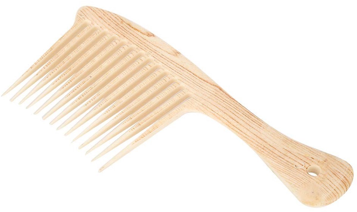 Dailygoods - Dailygoody - Brede Tand Hark Kam - Jumbo Kam - Effectief Ontwarren - Geschikt voor Afro Haar - Voor Mannen en Vrouwen