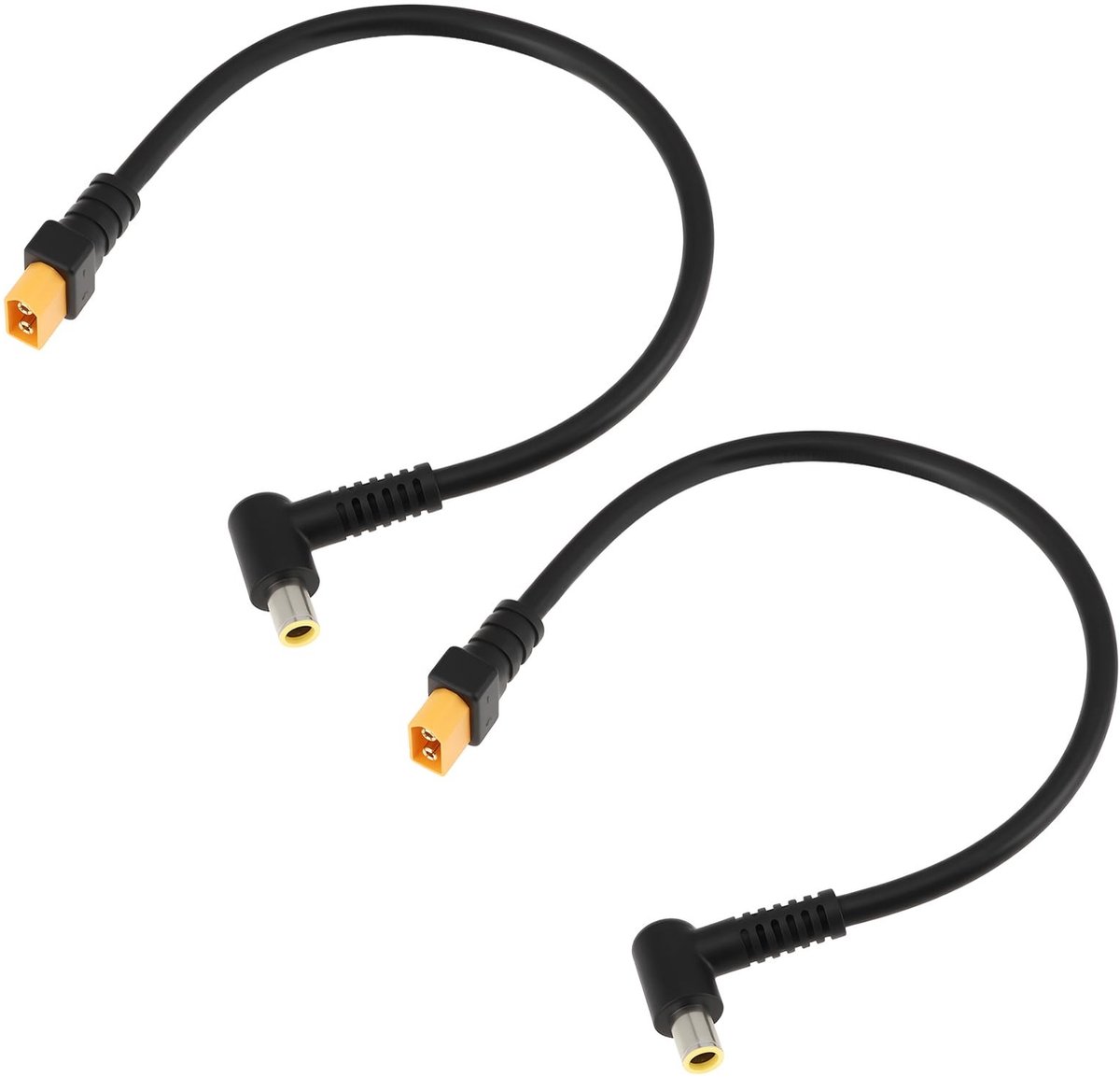 Dailygoods - Dailygoody - DC 7909 naar XT60 Adapter - Haakse Stroomkabel - 30cm - 16AWG - Voor Draagbare Power Stations - Geschikt voor Zonnepanelen en Generatoren