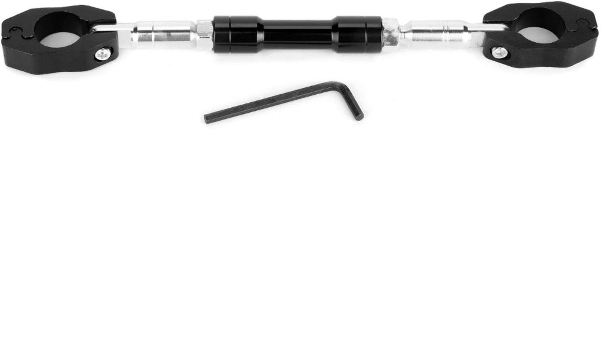 Dailygoody - Motorcycle Balance Bar - Verstelbare Aluminium Stuur - Zwart - Zorgt voor Stabiliteit - Geschikt voor 22 mm Sturen - Motorfiets Accessoir