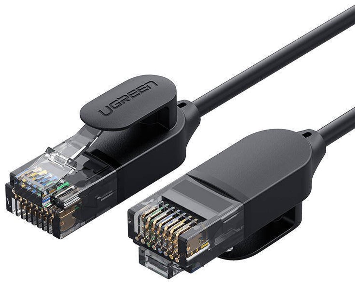 Ugreen Rj45 Ethernetkabel Cat.6A 0,5M Voor Computer Lan-Snelheid 1000Mbit