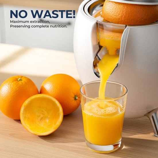 Questyr - elektrische citruspers - sinaasappelsapcentrifuge - grote capaciteit - 850 W van Questyr — afbeelding 4