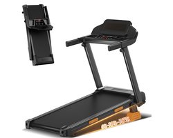Opvouwbare Drie-in-één opvouwbare loopband: 15% helling, 12 km/u, 3 pk, 180 kg draagvermogen, stil, 3-inch scherm, 12 programma's – voor thuis, kantoor en sportschool.