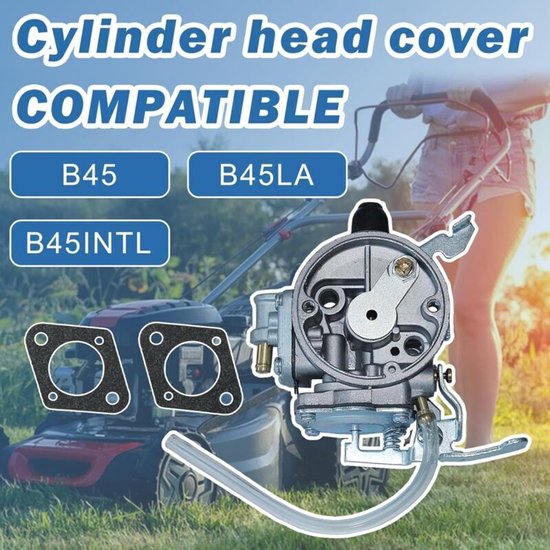 Geschikt voor Carburateur met pakking voor Shindaiwa B45 B45LA B45INTL Echo A021002520 bosmaaier carburateur van Merkloos	 — afbeelding 4