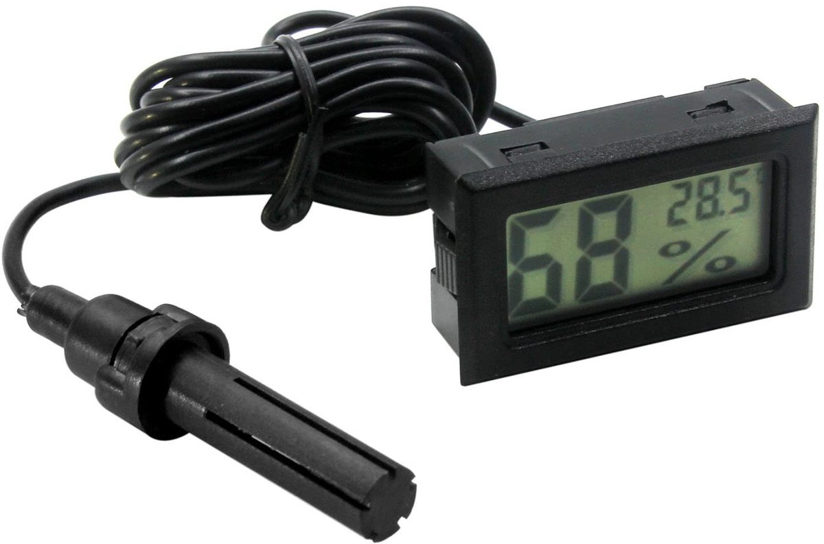 Dailygoods - Digitale Mini Thermometer Hygrometer voor Binnen en Buiten