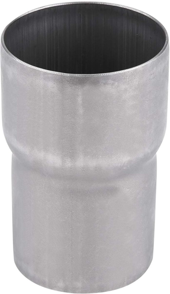 Dailygoody - Uitlaatpijpadapter - Roestvrij staal - 51 mm tot 60 mm - Demper connector - Geschikt voor motorfietsen - Zilver