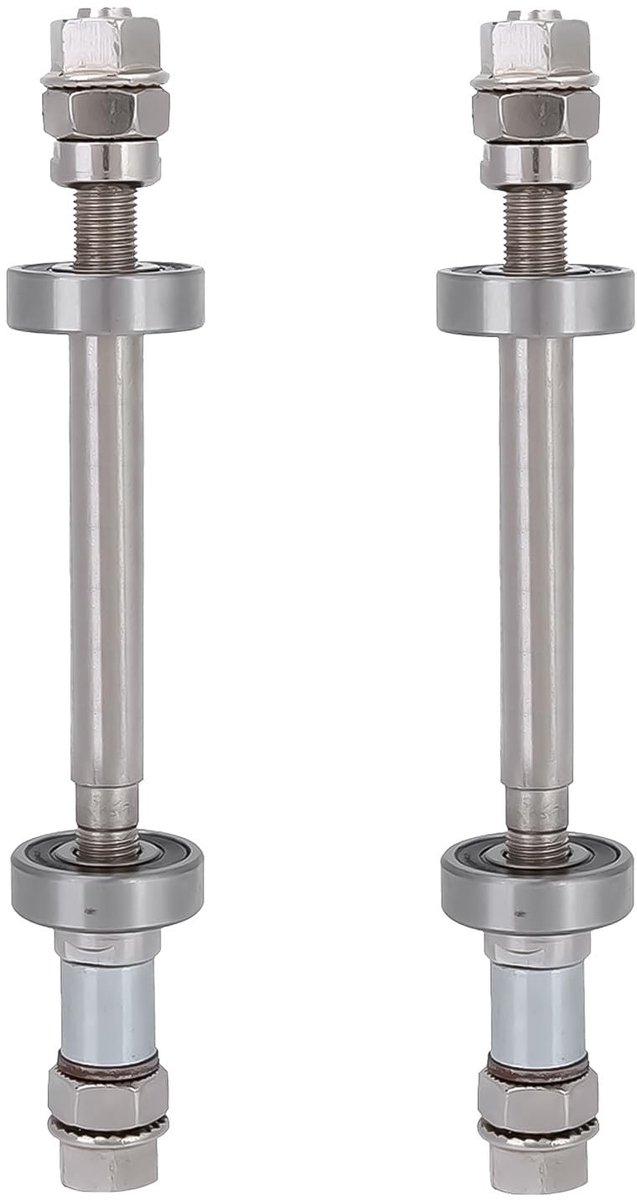 Dailygoods - Dailygoody - Fietsnaaf As - Lichtgewicht en Duurzaam - 140mm/180mm - Voor MTB en Racefietsen - Hoge kwaliteit - Geschikt voor diverse fietsen - Formaa...