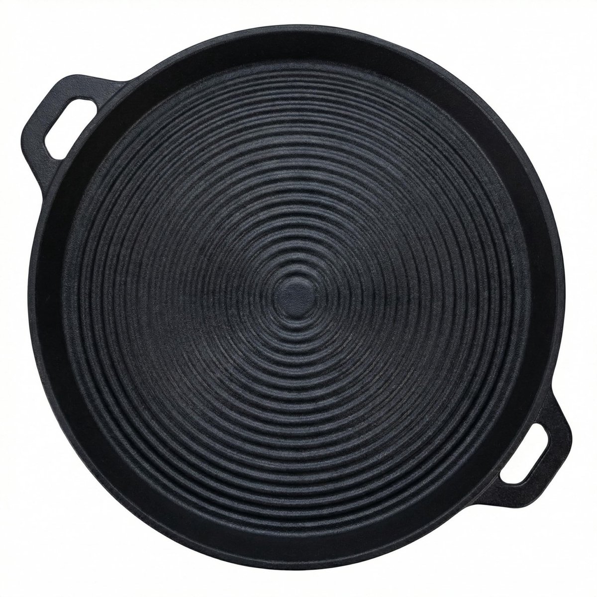 Dailygoods - Grillpan 40,5 cm van gietijzer voor vlees en groenten