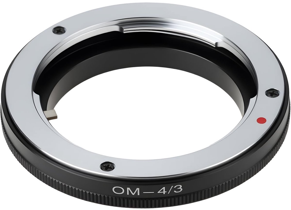 Dailygoods - Dailygoody - Cameralens Adapterring - OM naar 4/3 Adapter - Zwart - Geschikt voor Olympus - Precisie in Fotografie - Hoogwaardige Metaalconstructie