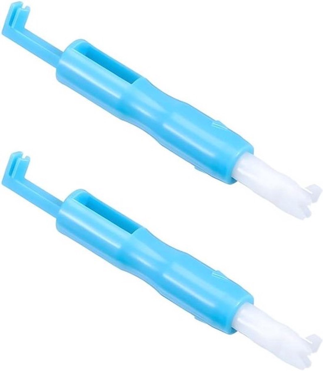 Naaimachine Naald Inrijghulp - 2 Stuks voor Snelle Naald Inrijger (Blauw)
