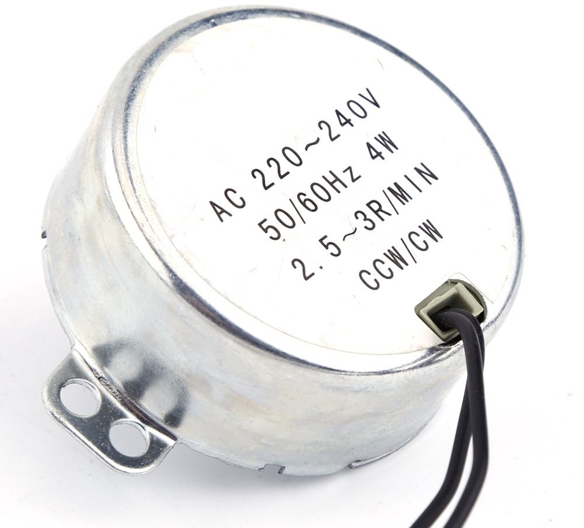 Dailygoods - Dailygoody - Synchrone motor - 220-240V AC - Laag verbruik - Compact - Groot koppel - Stil en gebruiksvriendelijk - Geschikt voor handwerk en verlichting