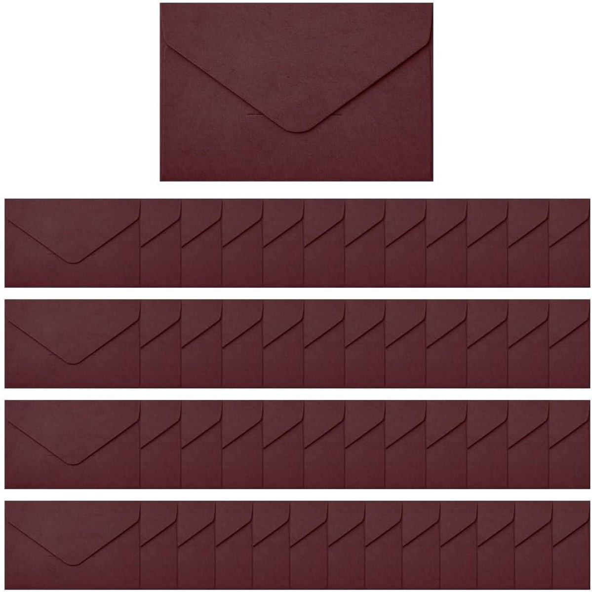 Mini Envelopes 10.5 x 6.8 cm - 50 Stuks voor Visitekaartjes, Munten, Cadeaus en Uitnodigingen zonder Venster