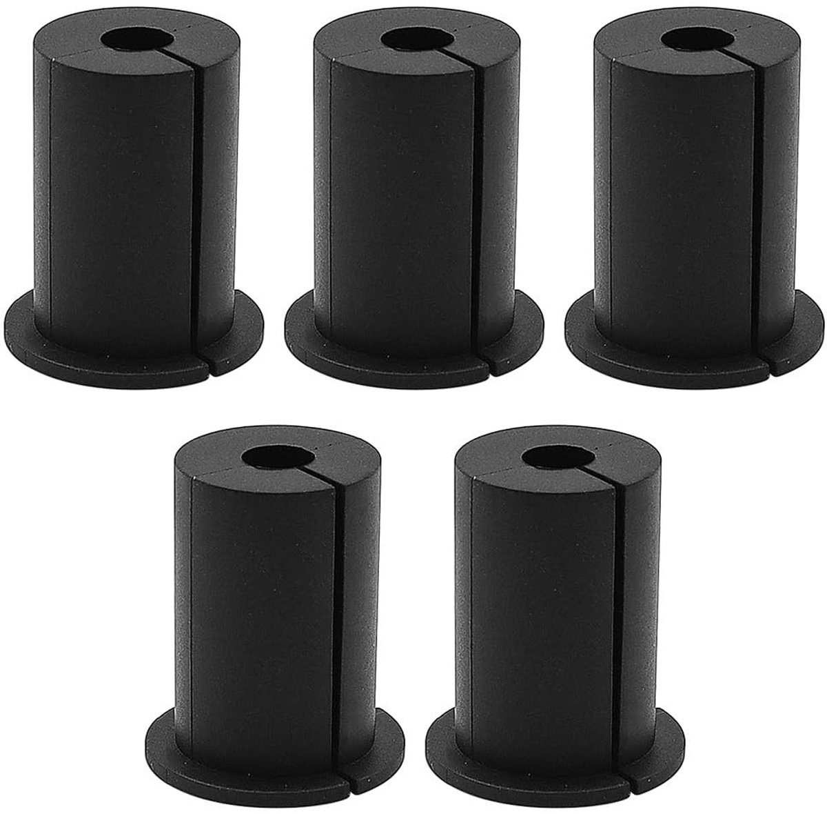 Dailygoods - Dailygoody - Kabel Feed Door Bushings - Kabelgeleiding - Hoogwaardige siliconen - 5 stuks - Organisatie van kabels - Geschikt voor laagspanningskabels