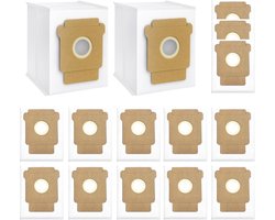 15 stuks stofzuigerzakken geschikt voor iRobot Roomba 105 Vac, 104/105 Combo, Plus 405/505 Combo, 705 Max Vac, i7+ i3+ i4+ i5+ i6+ i8+ j5+ j6+ j7+ j8+ j9+ s9+, ISJ-serie - Deze wegwerpstofzuigerzakken hebben een grote capaciteit