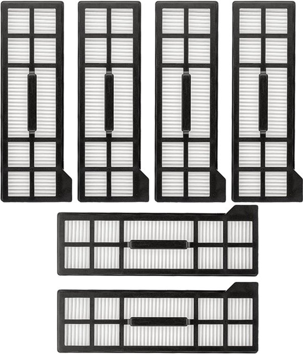 Wasbaar filter geschikt voor EUFY X10 Pro Omni Robotstofzuiger - Vervanging - 6 stuks