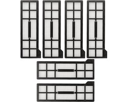 Wasbaar filter geschikt voor EUFY X10 Pro Omni Robotstofzuiger - Vervanging - 6 stuks