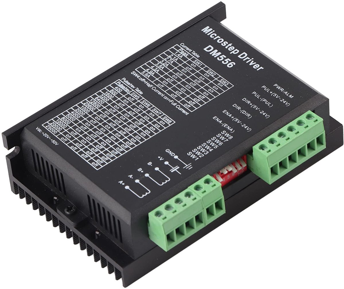 Dailygoods - Dailygoody - Schrittmotor Driver - 2-fase DM542 - Digitale besturing voor stapmotoren - 18-48V - Geschikt voor 57/86 schrittmotoren - Efficiënte motor