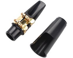 Dailygoods - Dailygoody - Alto Saxo Mondstuk - Professionele Fluit Nozzle - Zwart - Geschikt voor Jazz - Ideaal voor Beginners en Professionals