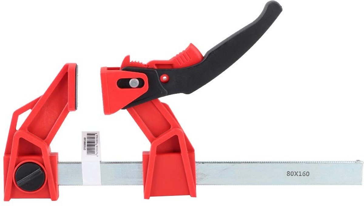 Dailygoods - Dailygoody - Ratel F-klem - Heavy-duty F-klem Bevestigingsclips - Multifunctioneel - Houtbewerking Accessoire - Voor Timmerman - Ideaal voor klemtafel