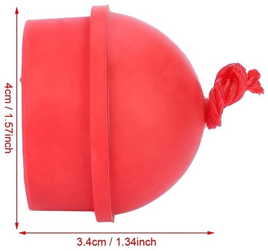 Dailygoods - Dailygoody - Keue Tips - Non-slip Chalk - Praktische houder - Rood - Billiard accessoires - Ideaal voor pool en snooker - Compact formaat van Dailygoods — afbeelding 5