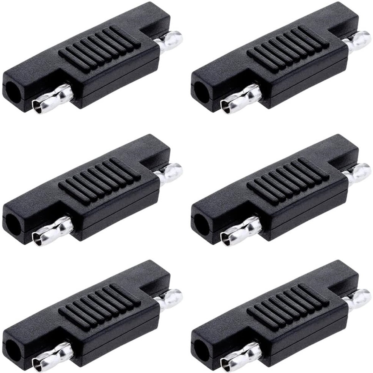 Dailygoods - Dailygoody - Solar Adapter - Polariteit Omgekeerd - 6 Stuks - Geschikt voor Zonnepaneel - Handig voor Batterijlader