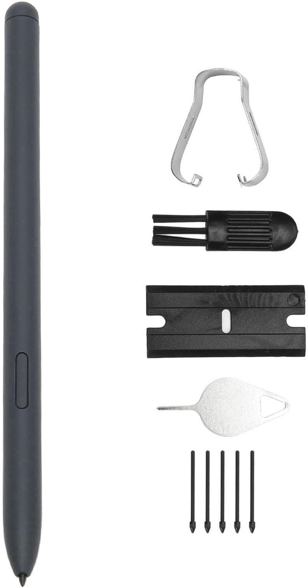 Dailygoods - Dailygoody - Pen voor Tab S6 Lite - Stylus Vervanging - Inclusief Reserve Tips - Zwart - Geschikt voor SM P610 en SM P615 - Perfect voor Creativiteit ... — afbeelding 4