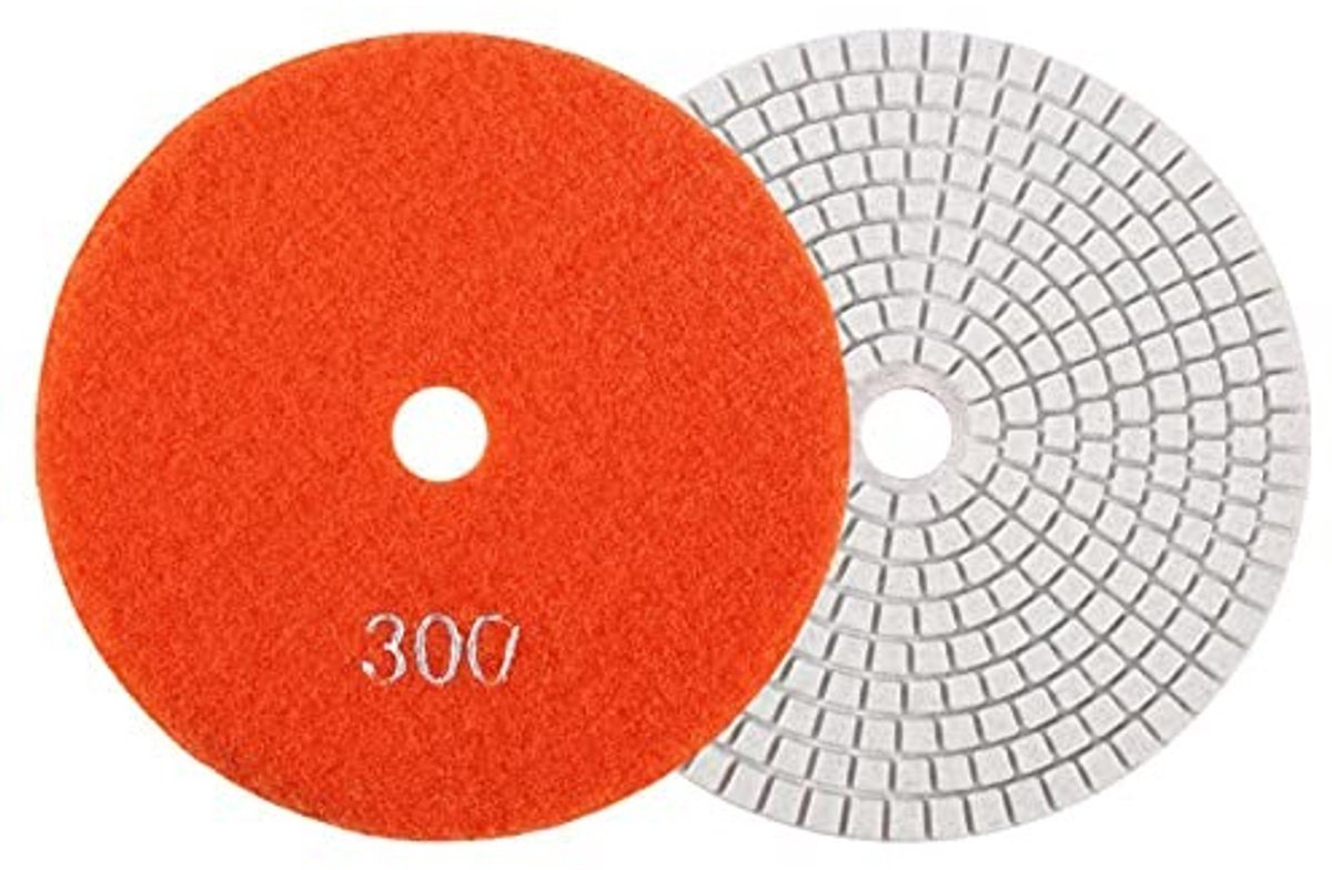 Dailygoods - Dailygoody - 5 Inch Slijpschijven - Nat Diamant Polijst Pads - Voor Marmer en Graniet - 125mm - Professionele Slijpschijven - Hoogwaardige Kwalit