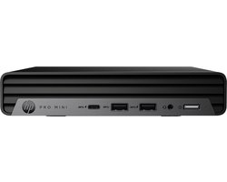 HP Pro Mini 400 G9 Intel® Core™ i7 i7-14700T 16 GB DDR5-SDRAM 512 GB SSD Windows 11 Pro Mini PC Zwart