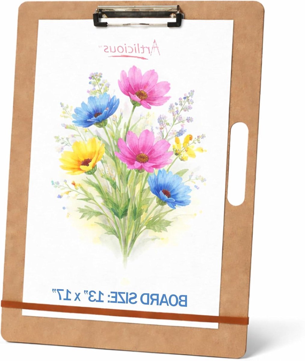 Schetsbord - Tekentablet - Tekenen en Schetsen - Met Handvat - 13x17 Inch